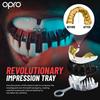 OPRO Sports Mouthguard Custom for Martial Mouthguard "Instant Fit" Sports, Arts, Rugby, Boxing, Youth/Junior (Kids/Clear)