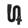 TLXT Black Plastic Sink Drain Hose Kit