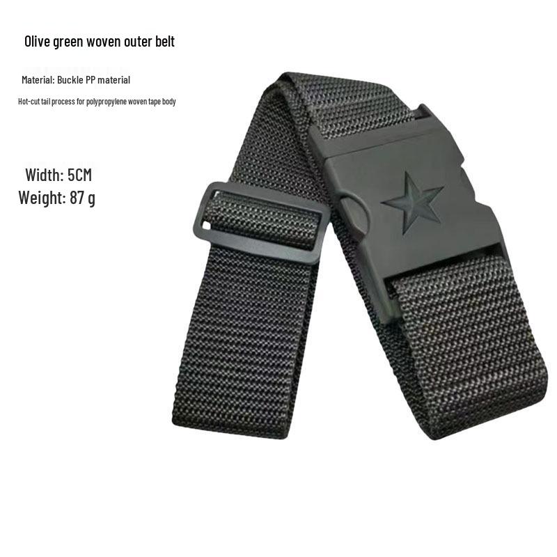 Unisex Tactical Nylon Outdoor Waist Belt 125 cm