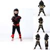 Authentic Japanese Warrior Boys Kids Ninja Assassin Fancy Dress Costume For Parties