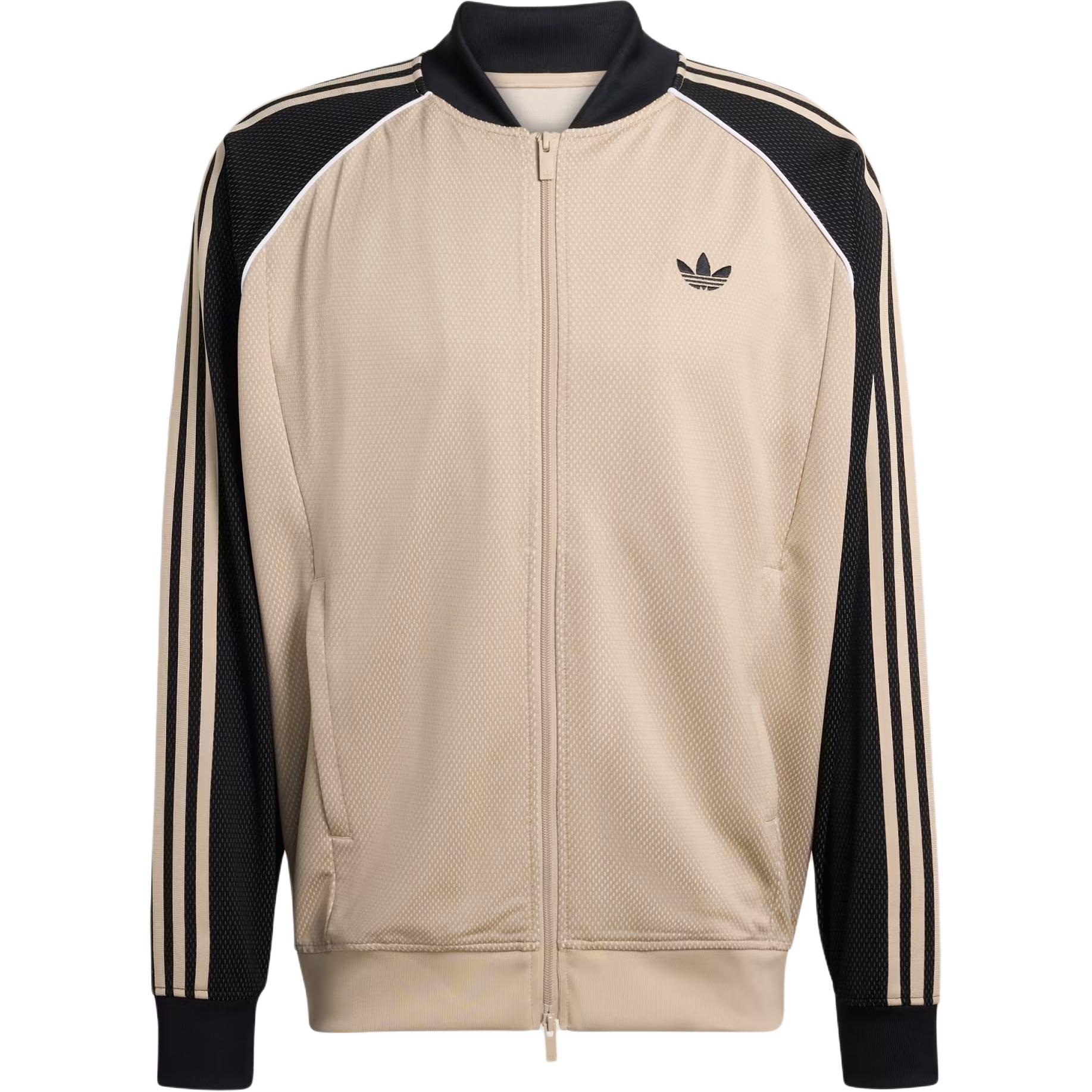 Adidas Originals FW25 Three Stripe Loose Mesh Breathable Long Sleeve Jacket Men Jacket KE0114 L