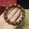 Black Rosewood Bamboo Joint Bracelet, Rising Step by Step Prayer Beads