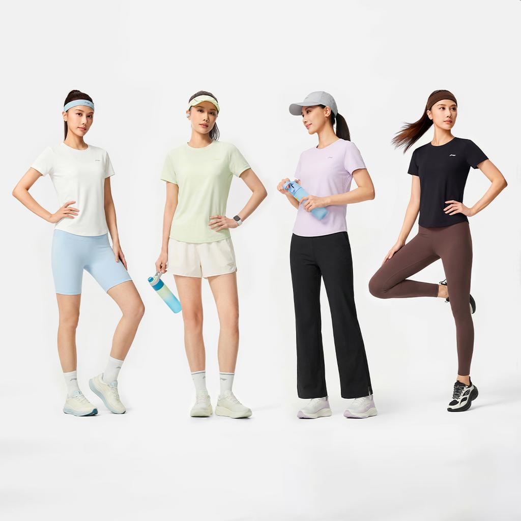 Li Ning Fitness Series Short Sleeved T Shirts Women's ATSW172-2