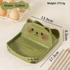 1Pcs Abs Lid Holder Bear Shape Design Countertop Mount Kitchen Counter Organizer Creative Multi-Functional Storage