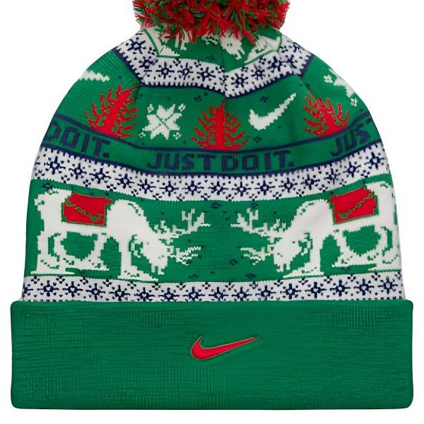 Nike Embroidered Design Fleece Hat Unisex Hats Light-Green Beige Midnight-Navy HV7025324