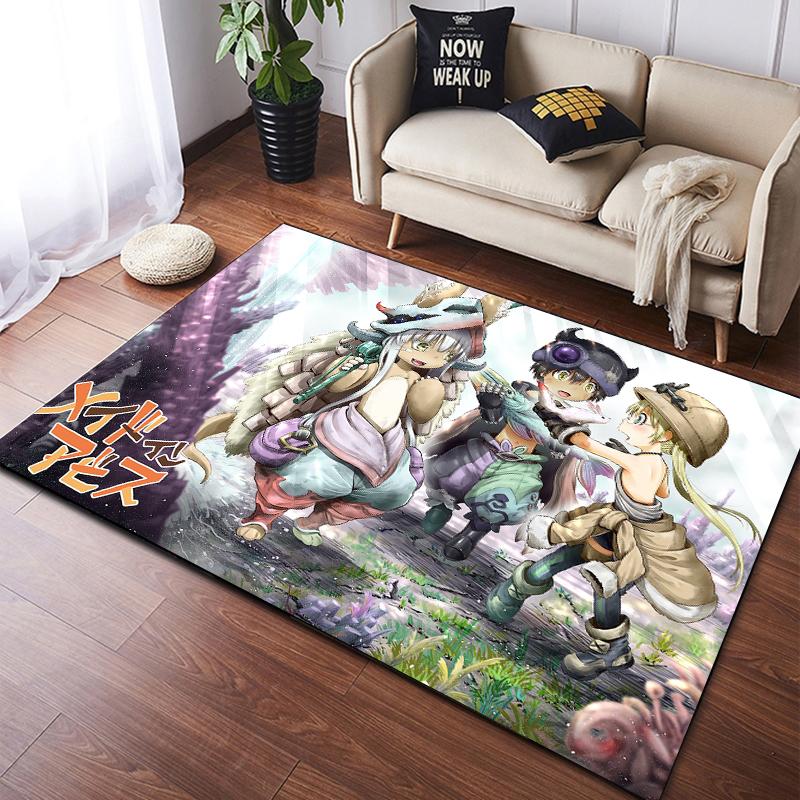Anime Made In Abyss Carpet Kitchen MatEntrance Doormat Bedroom Floor Decoration Living Room Carpet Bathroom Anti-slip Rugs