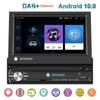 Car Radio with Retractable Screen
