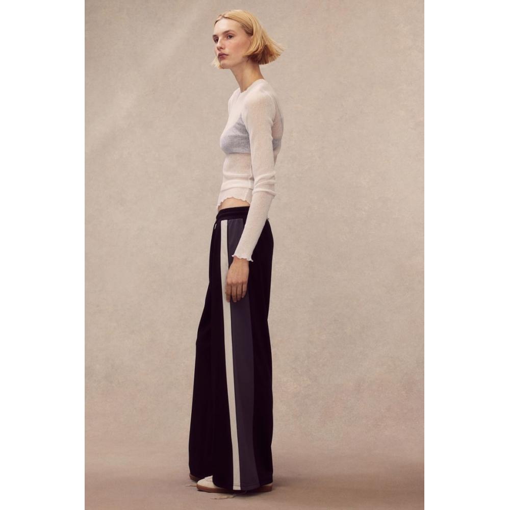 

Спортивные брюки HM с боковыми полосками, черные