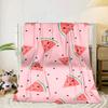 Watermelon Slice Pattern Blanket Flannel Blanket Throw Blanket Sofa Cover Blanket Soft Premium Blanket Picnic Blanket Tv Blanket Gifts