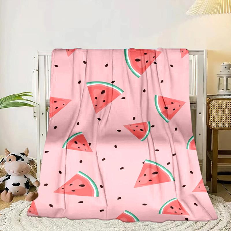 Watermelon Slice Pattern Blanket Flannel Blanket Throw Blanket Sofa Cover Blanket Soft Premium Blanket Picnic Blanket Tv Blanket Gifts