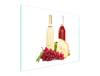 GLAS-SCHNEIDEBRETT 52x40 WEIN