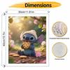 Disney Stitch Eating Cookie Oil Painting Digital Painting Art Kit Handmade Diy Gifts Home Decorations