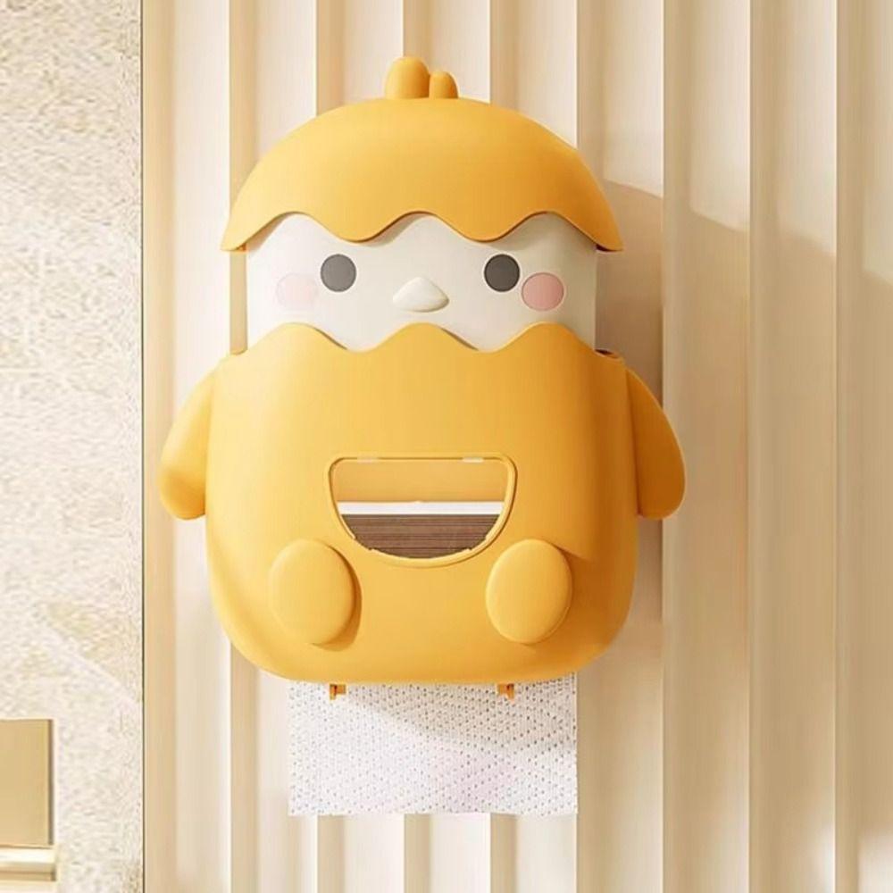 Cartoon Wall Mounted Tissue Holder Waterproof Bathroom Sundries Storage Box  Kitchen Supplies