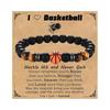 JYL TS Bracelet Adjustable  Cross Sports Charm Ignites Passion & Perseverance