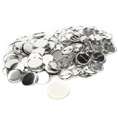 100 stücke Blank Pin Button 44mm 1,7 in Runde Sicherheit Abzeichen Emblem Medaille Teile Liefert für DIY