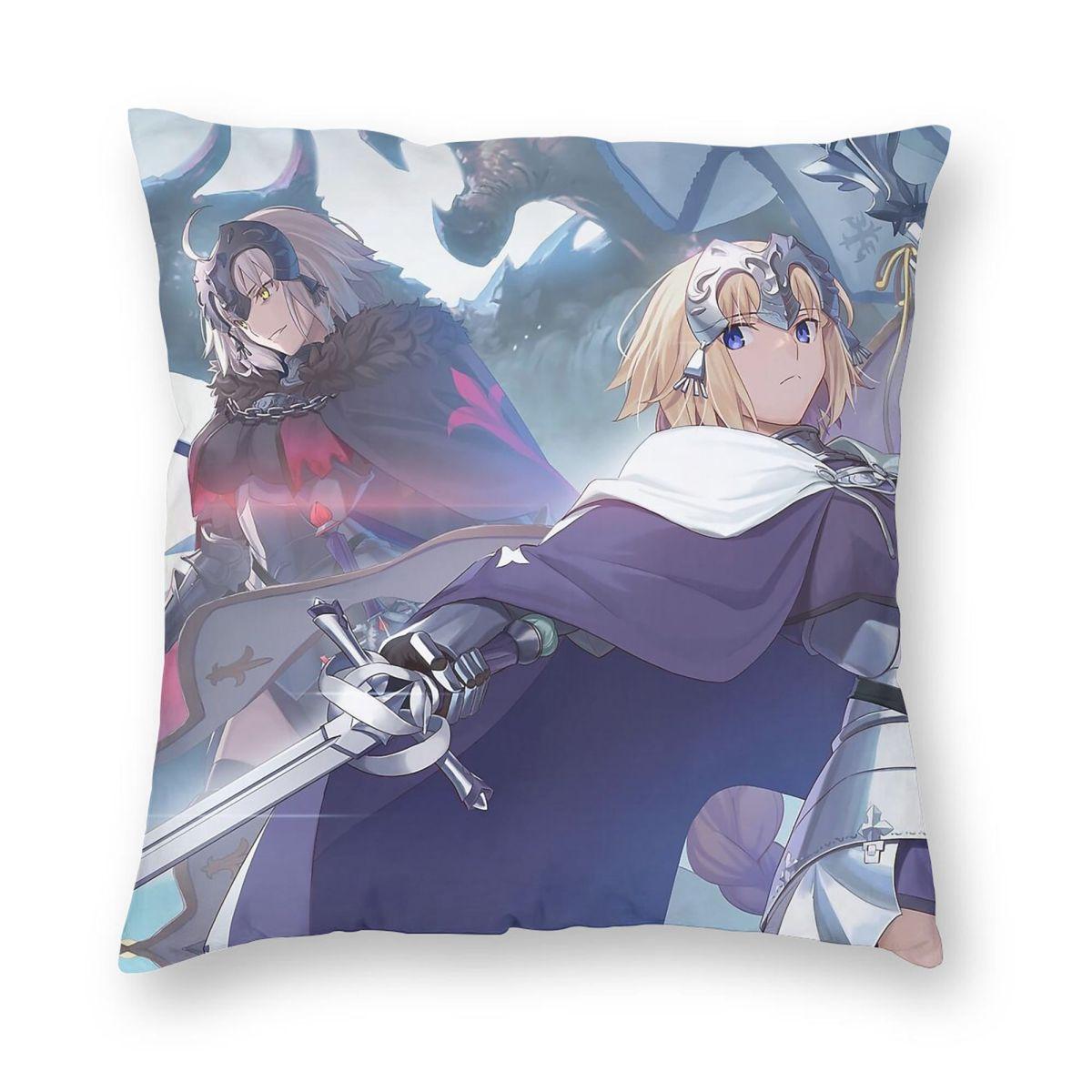 Jeanne DArc Jeanne Alter Square Pillowcase Polyester Linen Velvet Creative Zip Decorative Pillow Case Car Cushion Cover 30x30cm
