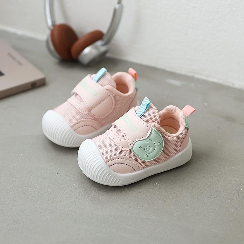 Baby Mesh Walking Shoes - Soft Sole, Breathable, Summer-Ready