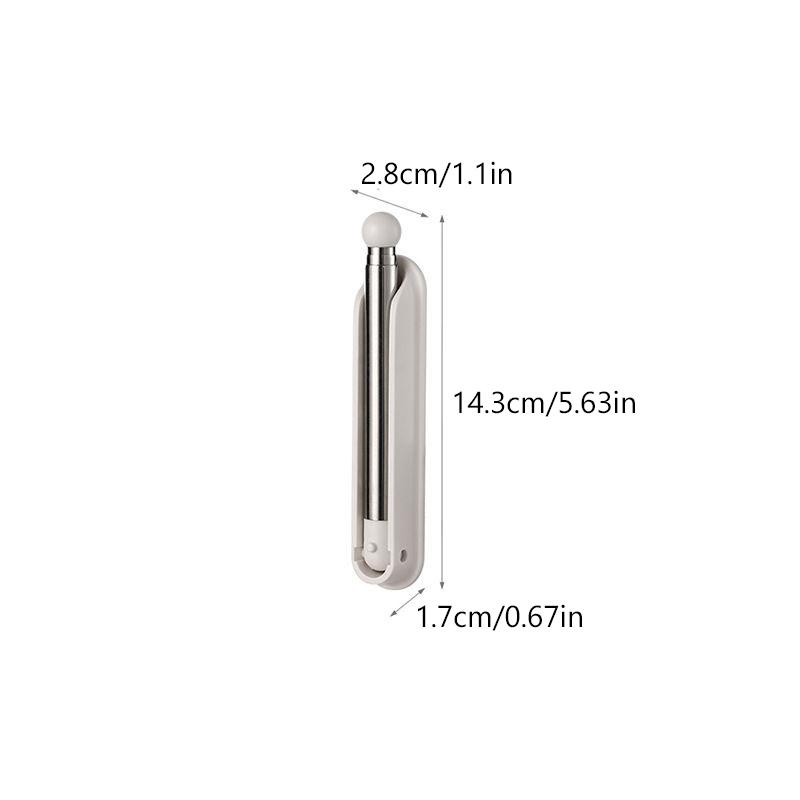 Clothes Hanger Organizer Wall Mounted Hanger Holder Retractable Hanger Holder Stand Space Saving Clips Clothing Storage Hook For