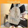 Nylon Floral Backpack For Teens With Drawstring Design For Teen Girls Daily Carry