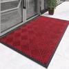 Boneng High-End Entrance Door Mat, Outdoor Entryway Carpet, Foot Mat, Doorway Rug, Door Mat, 60x120cm, Lingmeng Red