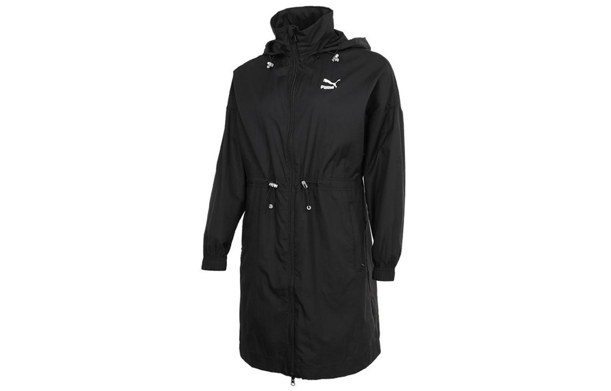 PUMA Trench Coats Women s Black Hooded Moderate 531460-01 M