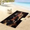 Rhythm: Johnny's Electric Night Beach Towel Beach Beach Towel for Vacation Photos Absorbent Bath Towel Quick-drying Swim Towel Seaside
