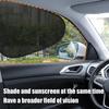 Car Window Shades Side Window Sunshade For Car Mesh Sunshade Blocker Electrostatic Adsorption Auto Glass Sunblock Cover For