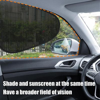 Car Window Shades Side Window Sunshade For Car Mesh Sunshade Blocker Electrostatic Adsorption Auto Glass Sunblock Cover For