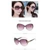 Gafas de sol polarizadas para mujer gafas cabeza de zorro tendencia de moda gafas versátiles gafas de transmisión en vivo celebridad de Internet