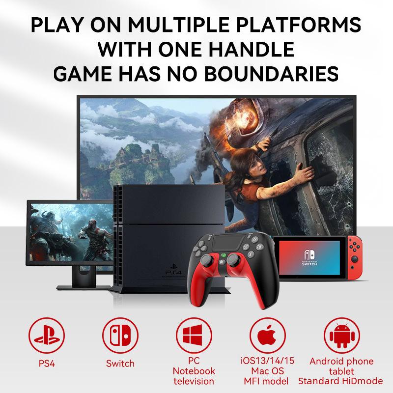Wireless Bluetooth PS4 Game Controller for Slim/Pro with Vibration