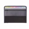 13 Pockets Expanding File Folder A4 Front Pencil Pouch Accordion File Organizer with Safe Zipper Multi-layer