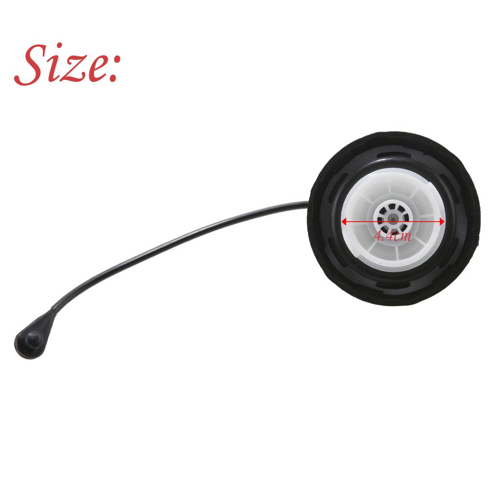 Fuel Tank Gas Filler Cap Cover with Tether for Dodge Ram Jeep Cherokee Chrysler Fiat 52030377AB 5278632AG