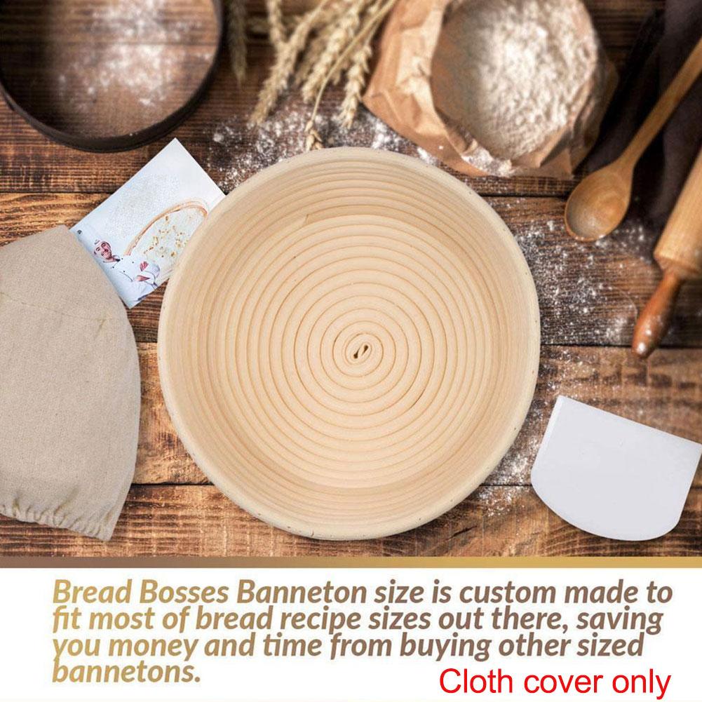 Bread Basket Cloth Cover Round Baking Fermentation Rattan Bakery Round Torrefaction Housewife T
