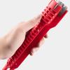Water Pipe Faucet Wrench Bathroom Faucet Assembly Key Plumbing Installation Wrench Anti-slip Kitchen Sink Repair Tools