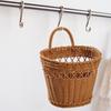 Woven Hanging Wall Basket Decoration Storage Organizer Fruit Vegetable Holder Wall Mounted Storage Basket for Bedroom Garden