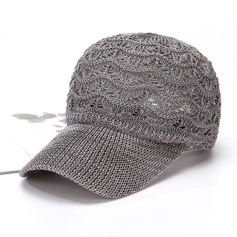 Hat Women's Summer Mesh Breathable Baseball Cap Casual Fashion Cap Outdoor Hollow Sunshade Sun Hat