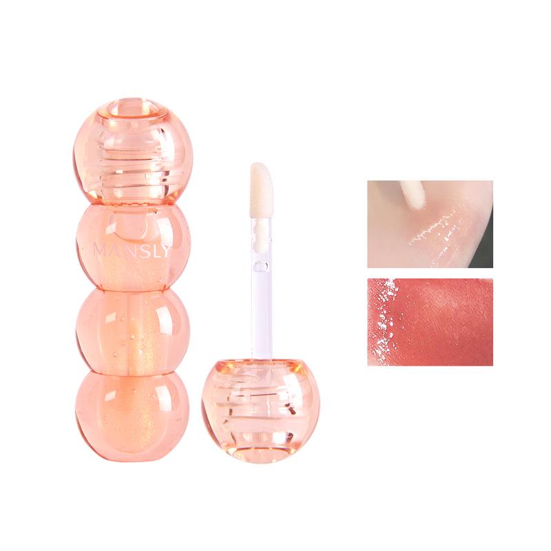 MANSLY Rock Candy Water Gloss: Moisturizing, Plumping, Pouty Lip Balm with Mirror Finish for Students