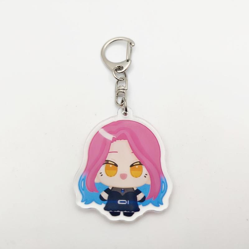 

Popular Anime Alien Stage Chibis Keychains for Womens Accessories Bag Luka Ivan Till Mizi Hyuna Sua Keyrings Jewelry Fans Gifts