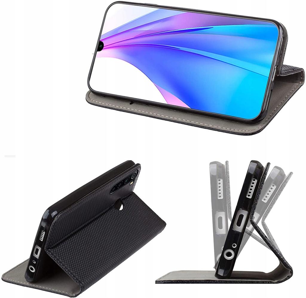 Flip Case for SAMSUNG GALAXY A56 5G/A36 5G SMART MAGNET Black + GLASS
