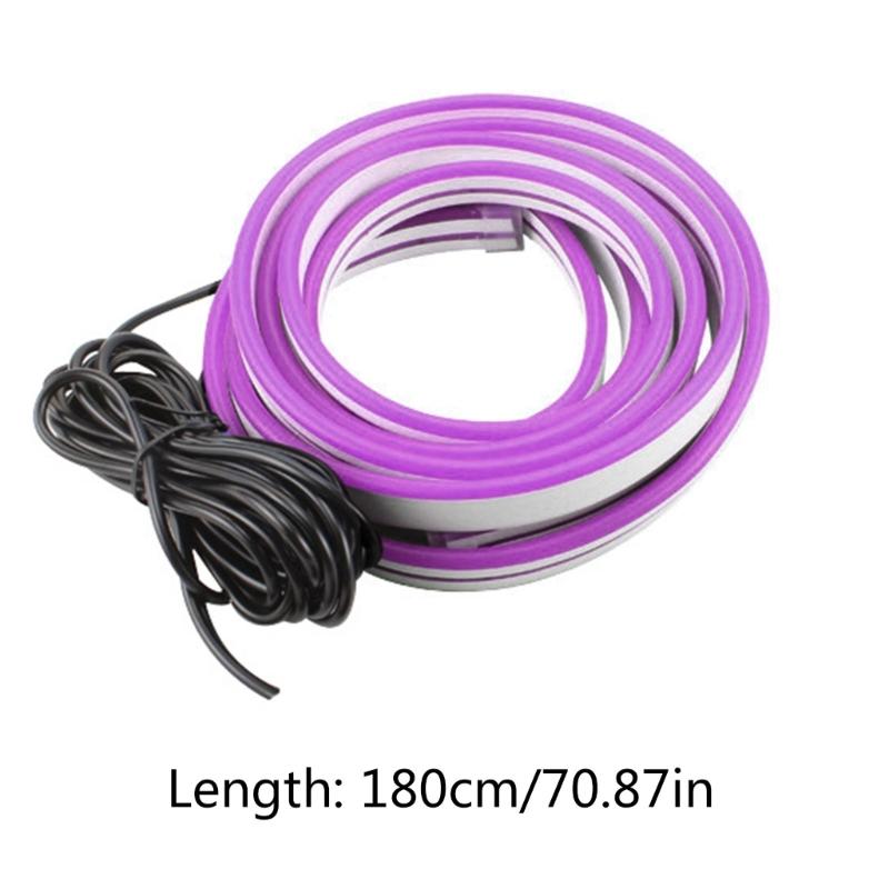 180cm Length Waterproof Car Hood LED Light Strip Auto Daytime Running Light Through-type Front Headlight