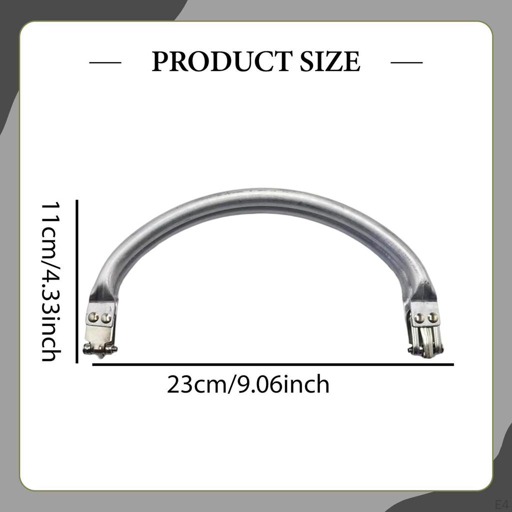 2 stycken plånbokshantagsväskhandtag för hantverk aftonväskor plånbok