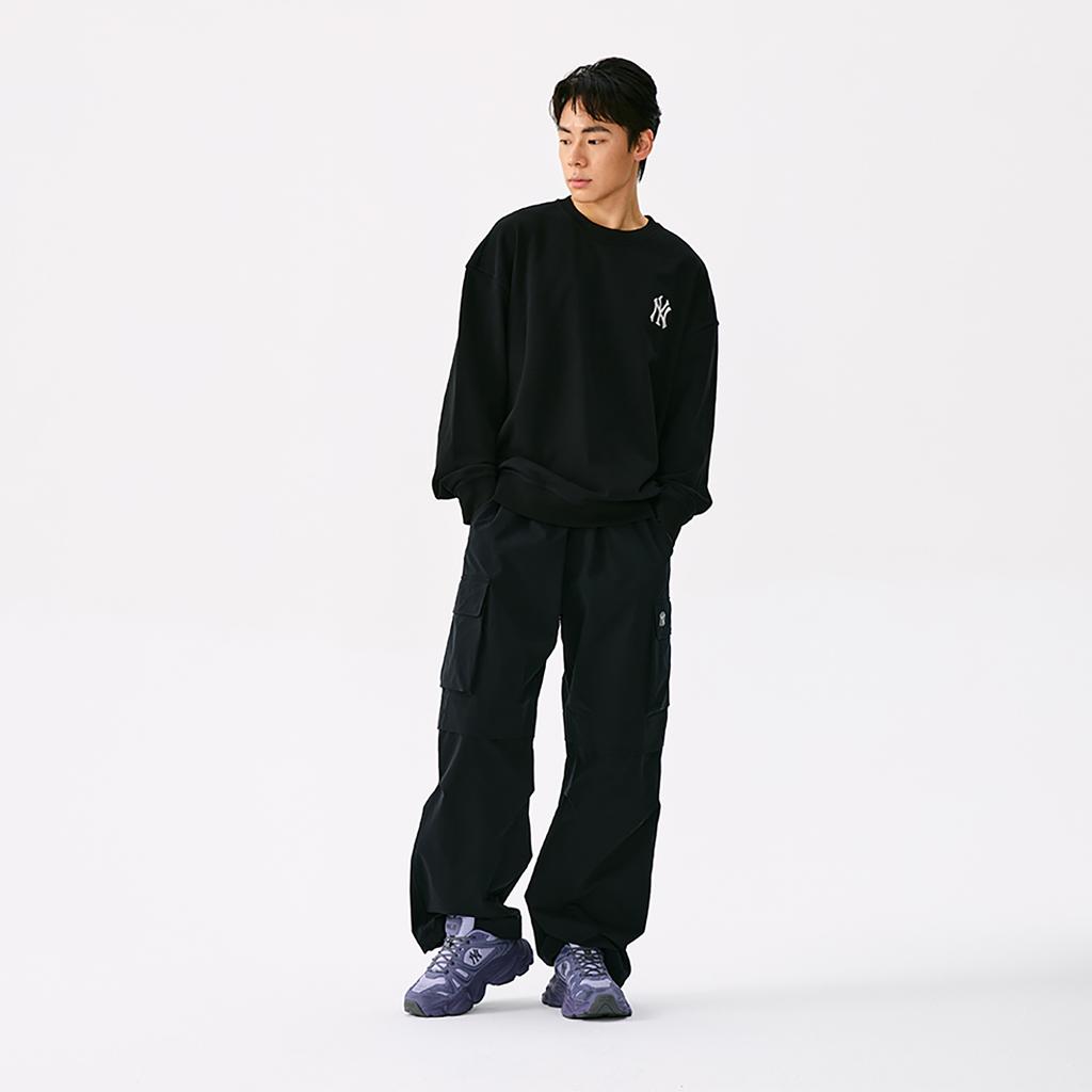 New MLB New York Yankees Basic Collection 25FW Sweatshirt Unisex 3AMTB3154-50BKS