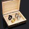 Acero de Titanio Símbolo Triangular Anillo de Sello Joyería para el Dedo Anular Runa Protector Amuleto Anillo Hombres Mujeres