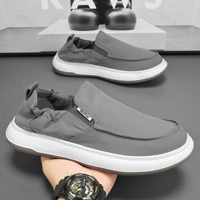 Herren Canvas Stoff Freizeitsneaker 2025 Freizeitschuhe Sport und Freizeit Rutschfest Belüftet Sneaker Slipper Sommer Neue Sneaker