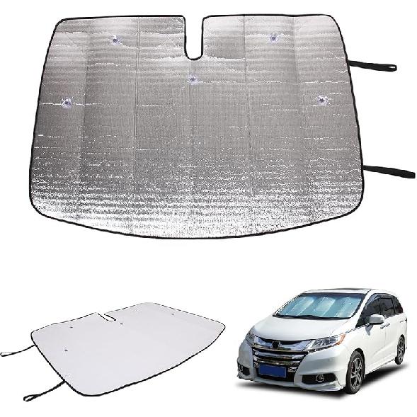 Windshield Sun Shade Compatible with Honda Odyssey 2018-2025 Foldable Front Windshield Sunshade Protector, Block UV Rays Keep Your Car Cooler