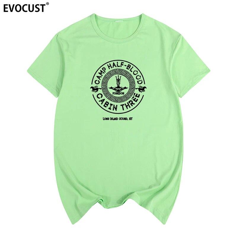 Camp Half Blood Long Island Sound New York Percy Jackson T-shirt Cotton Unisex T Shirt New TEE TSHIRT Womens