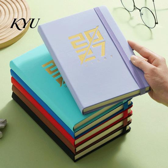Study Planning Notepad 2027 Monthly Planner Agenda, Eye-friendly Paper And PU Leather Academic Agenda Organizer Cover, Time Management Notebook