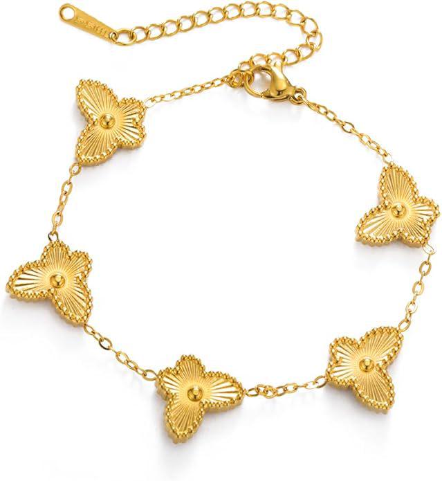2024 Adjustable Butterfly Charm Bracelet for Women