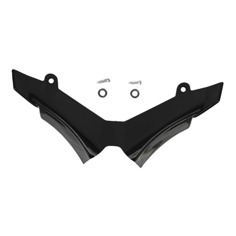 Front Beak Spoiler Trim Panel, ABS Lower Fairing Piece for 2018-2025 Front-End Fitment, Screw Washer Set, Street Style