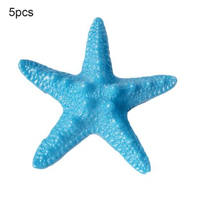 5 sztuk Żywica Rozgwiazda Ornament Plaża Ocean Sea Star Home Wall Party Decoration